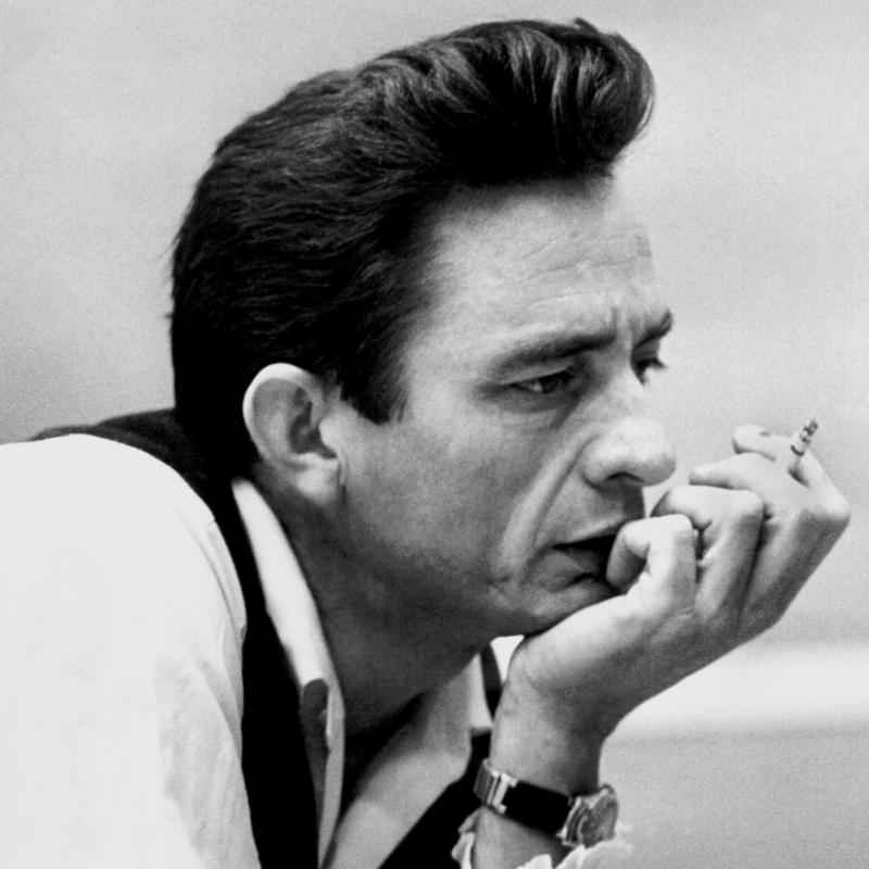 Country music star Johnny Cash