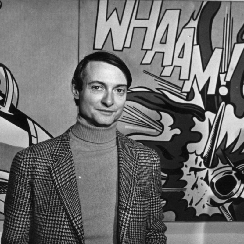 Artist Roy Lichtenstein