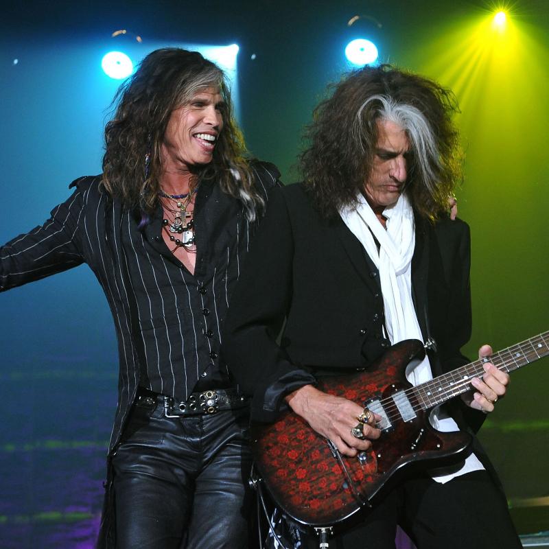 Steven Tyler and Joe Perry of Aerosmith